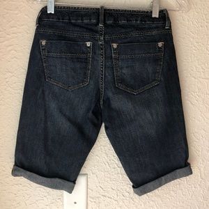 Banana Republic Cuff Stretch Denim Shorts sz 25/0